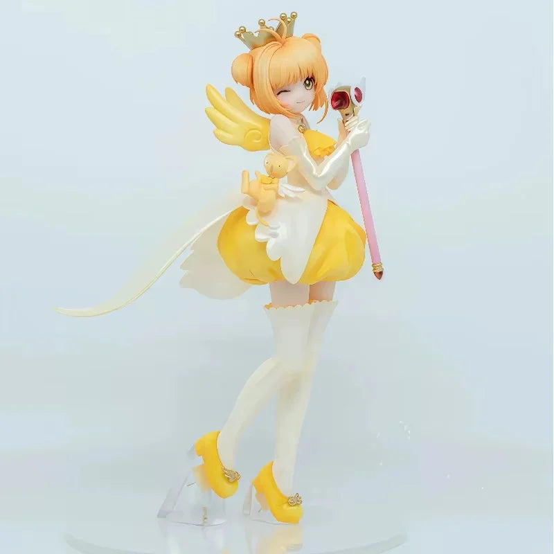 Pretty Girl 2nd Generation Sakura Magic Card Girl Wood Honjo Sakura Koke Handmade Ornament