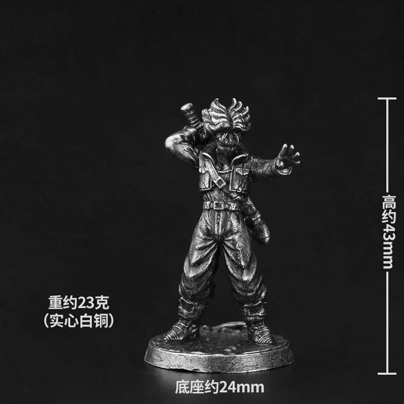 Metal Cupronickel Cartoon Miniature Soldier Model Toys Board Game Anime Peripheral Ornament Accessories Game Piece Figurine Toys