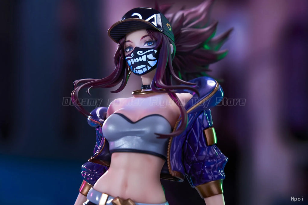 【Auf Lager】 Original APEX-SPIELZEUG League of Legends Akali 1/7 Scale Figure Spielzeug Modell Ornamente Sammlung