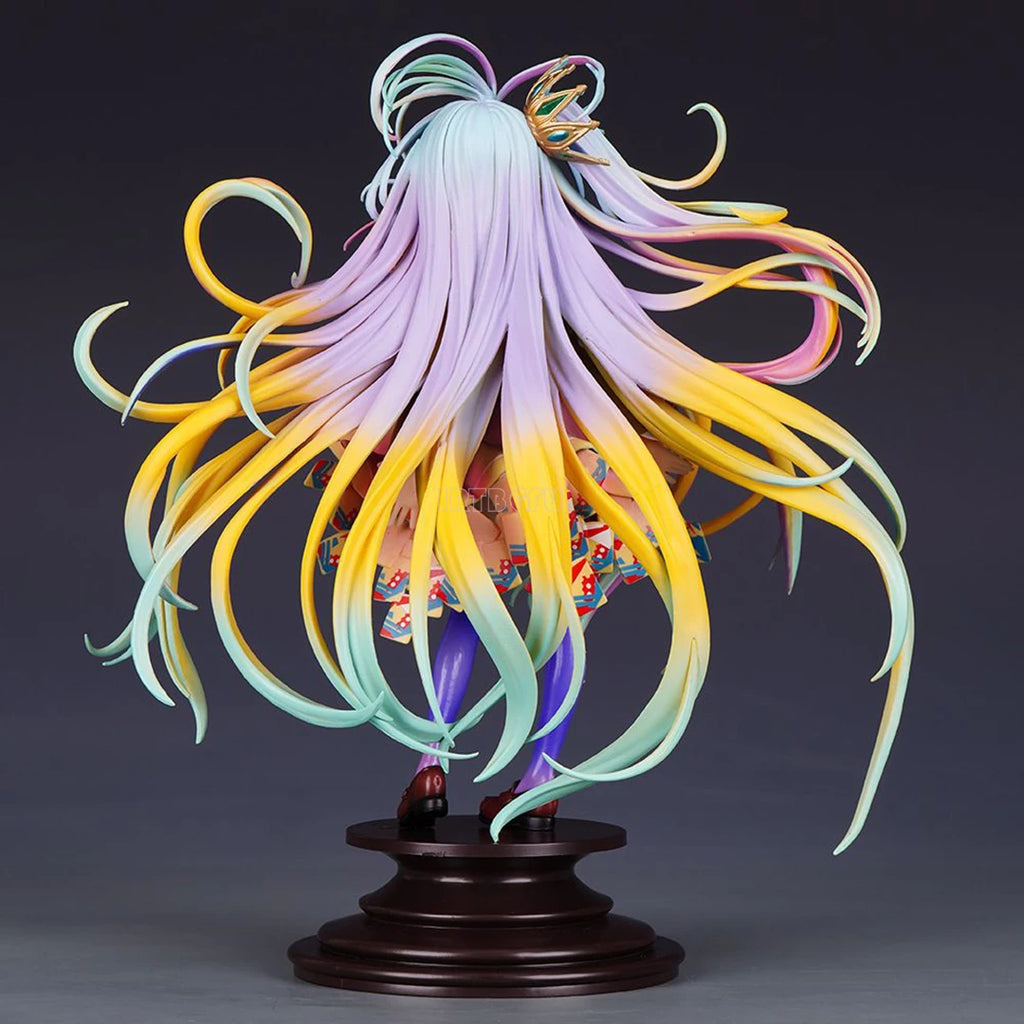 No Game No Life Shiro 1/7 Yuu Kamiya Art Works GSC Girls Toys Japanese Anime PVC Action Figure Toy Game Collectible Model Doll