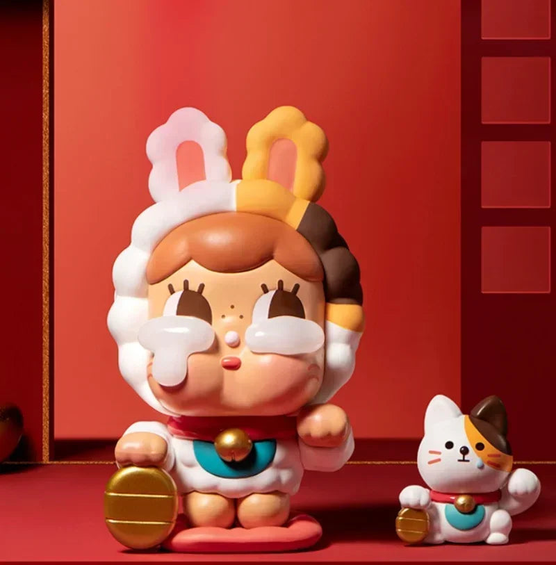 POP MART Drei, Zwei, Eins! Frohes chinesisches Neujahr Serie Blindbox Spielzeug Mode Anime Actionfigur Überraschung Mystery Box Puppen