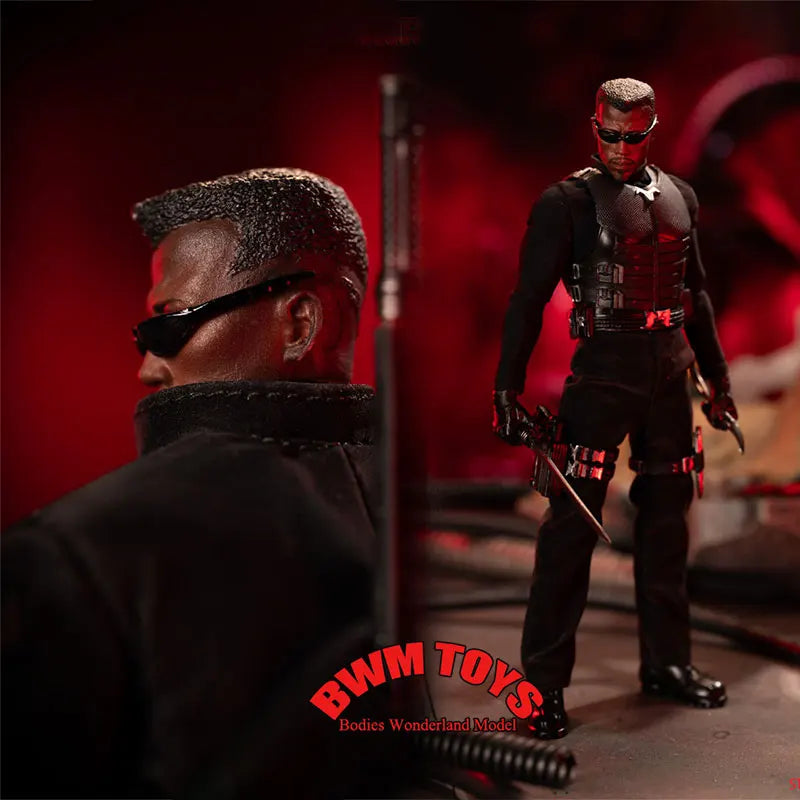 SAWTOOTH TOYS STM-20252 1/12 Scale Male Soldier Vampire Blood Hunter  Double Head Carving 6inch Action Figure Doll Collection