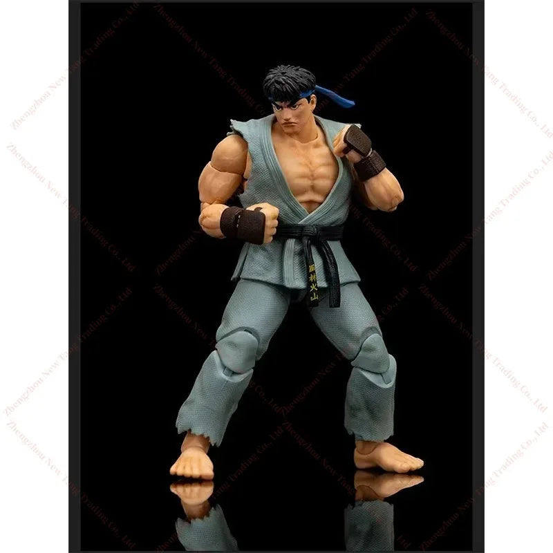Original Jada Toys Ultra Street Fighter II The Final Challengers Grey Ryu In Stock Anime Action Collection Figures Model Toys
