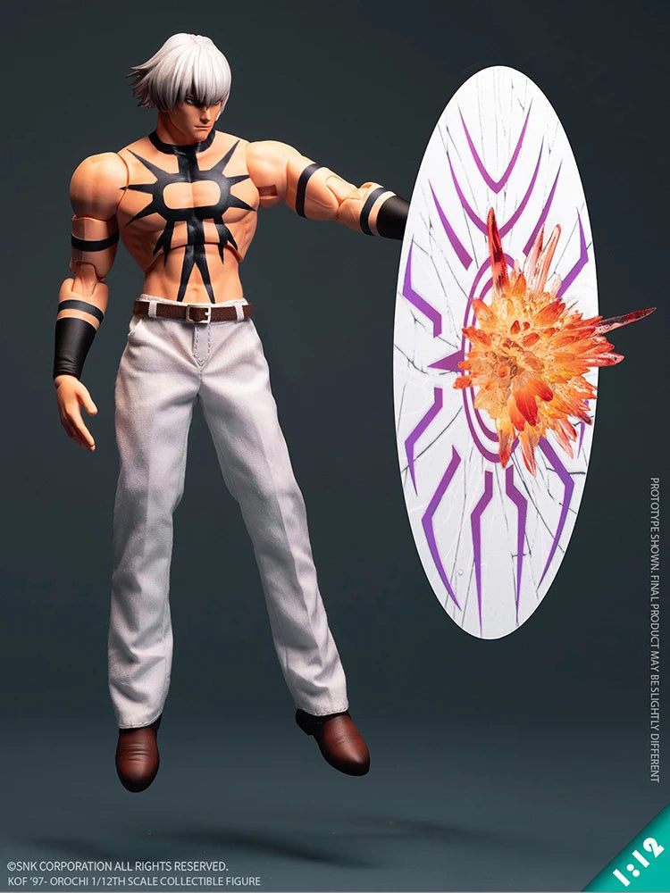 Tunshi Studio The King Ts-015 SHF 97 Sun God Orochi Rugal 1/12 Scale Poseable Action Figure Collectible Game Peripherals Model