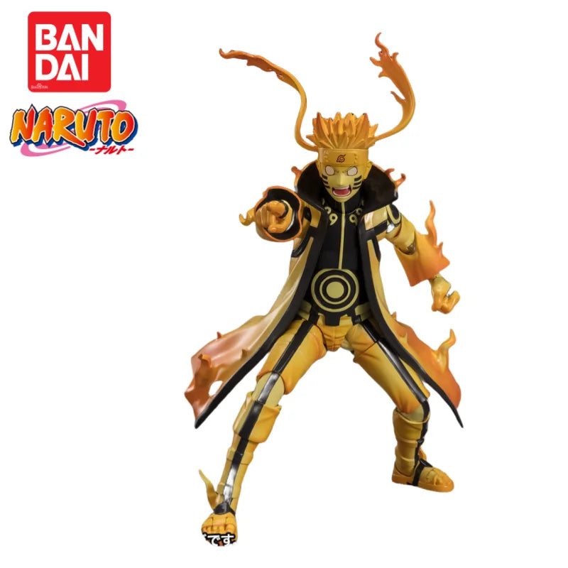 In Stock Original Bandai Banpresto Naruto S H Figuarts Uzumaki Naruto Figurine Anime Merchandise Action Figure Model 100%genuine