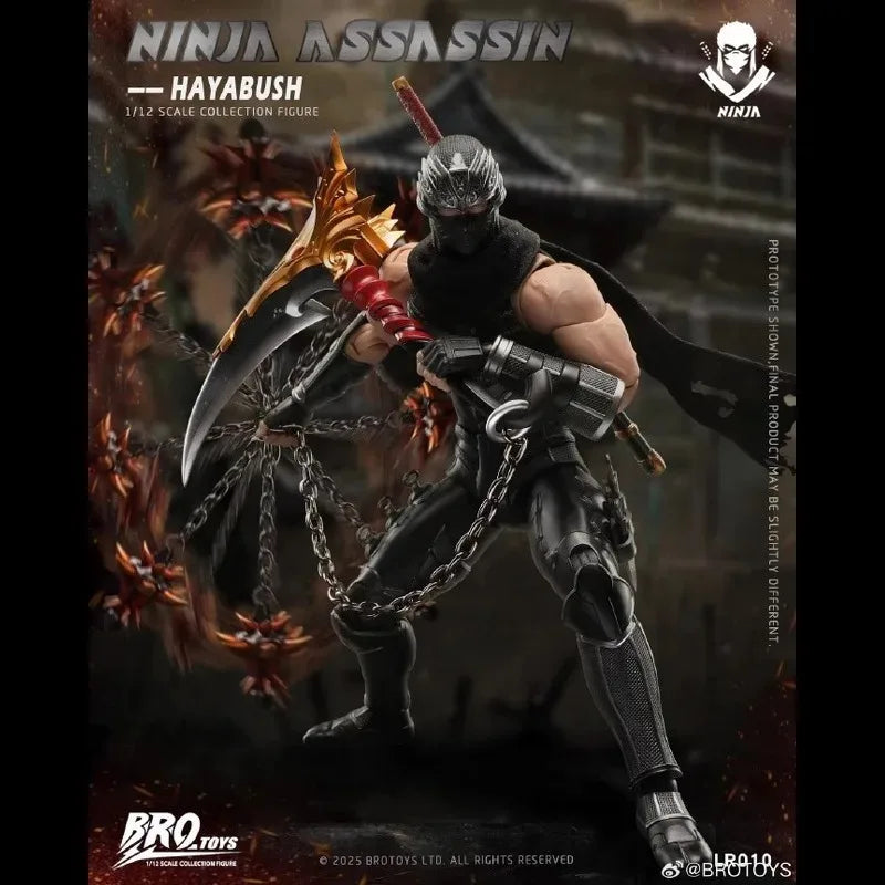 【IN STOCK】 BROTOYS 1/12 LR010 Ninja Assassin Sparrow Ninja Dragon Sword Saga 6-inch action figure Gift toy collection