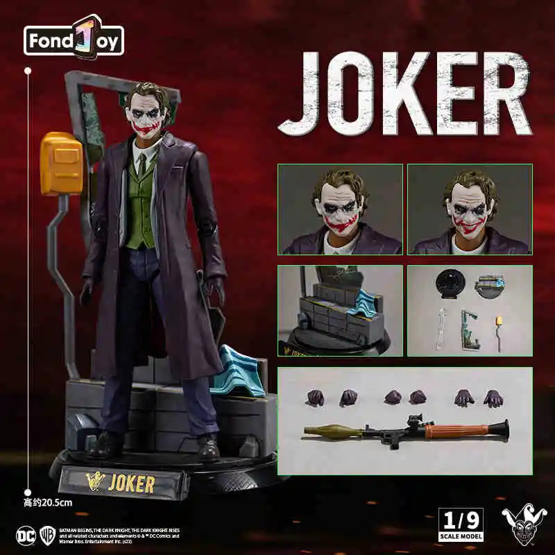 Hot Original Fondjoy Armored Batman Figure DC Justice League Figures Detective Comics 1/9 BATMAN PVC Model Joint Movable Kid Toy