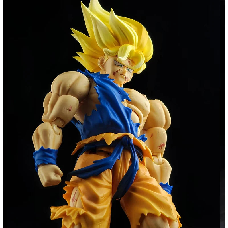 Mythos Anime Son Goku Figure Studio Dragon Ball Super Saiyan SSB Ultra Instinct Goku Monkey King Anime Action Figure Toys Gifts