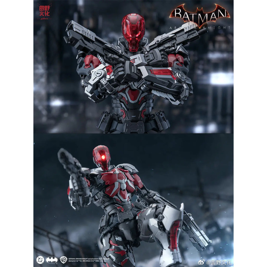 Original HEMOXIAN Arkham Knight Assembly Model YuanYe Over Zero Batman Action Figures 1/10 Statue Collection Kid Toy Gift