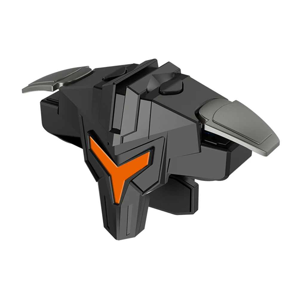 1/2 stücke RGB A1 Mobile Gaming Trigger Professionelle 4 Finger Game Controller Gaming Ziel Schießen Trigger Joystick für Handy