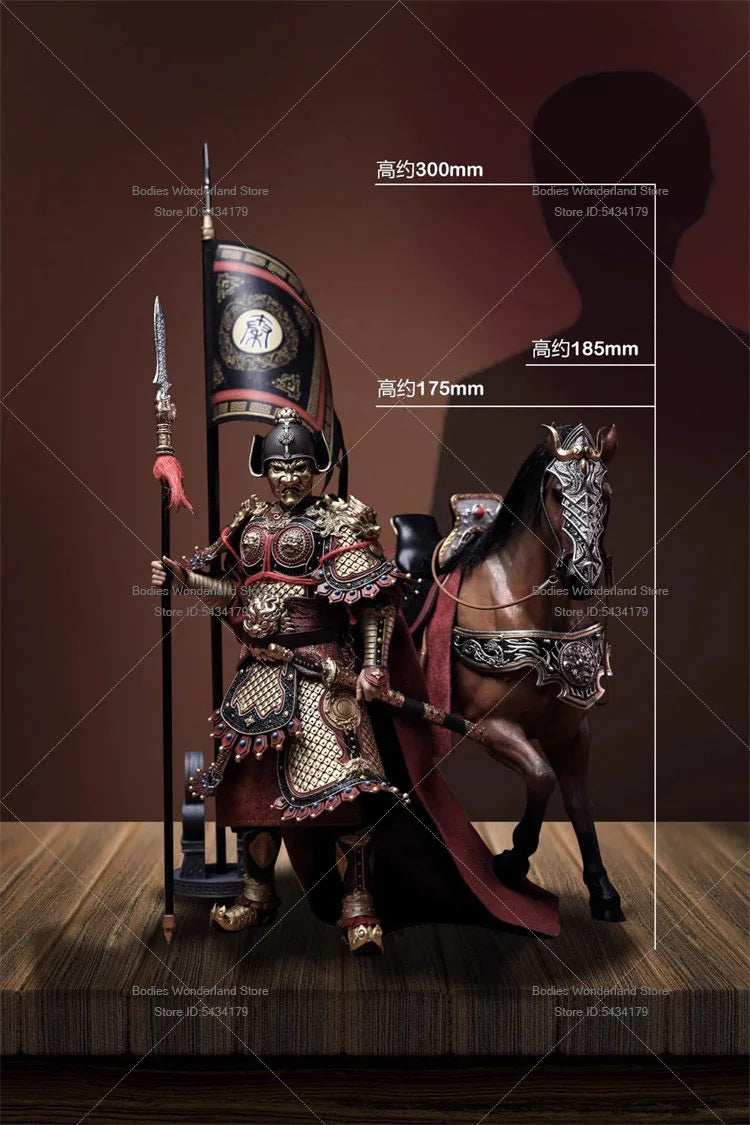 In Stock 303TOYS DT002 1/12 Armor Ver. Qin Qiong Shubao Male Soldier Tang Dynasty General 6'' Action Figure Doll Collection