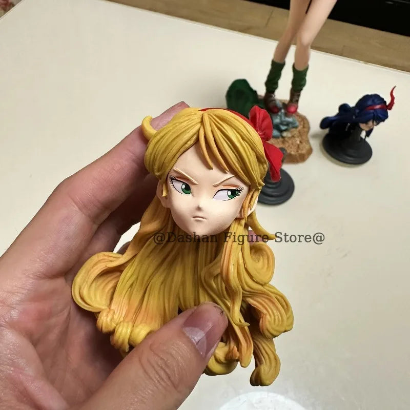 Dragon Ball Z Figur Lunch Actionfigur 3 Köpfe Spielzeug 30 cm PVC Anime Kollektion Ranchi Lunch Figuren Statue Modell Puppe Geschenke