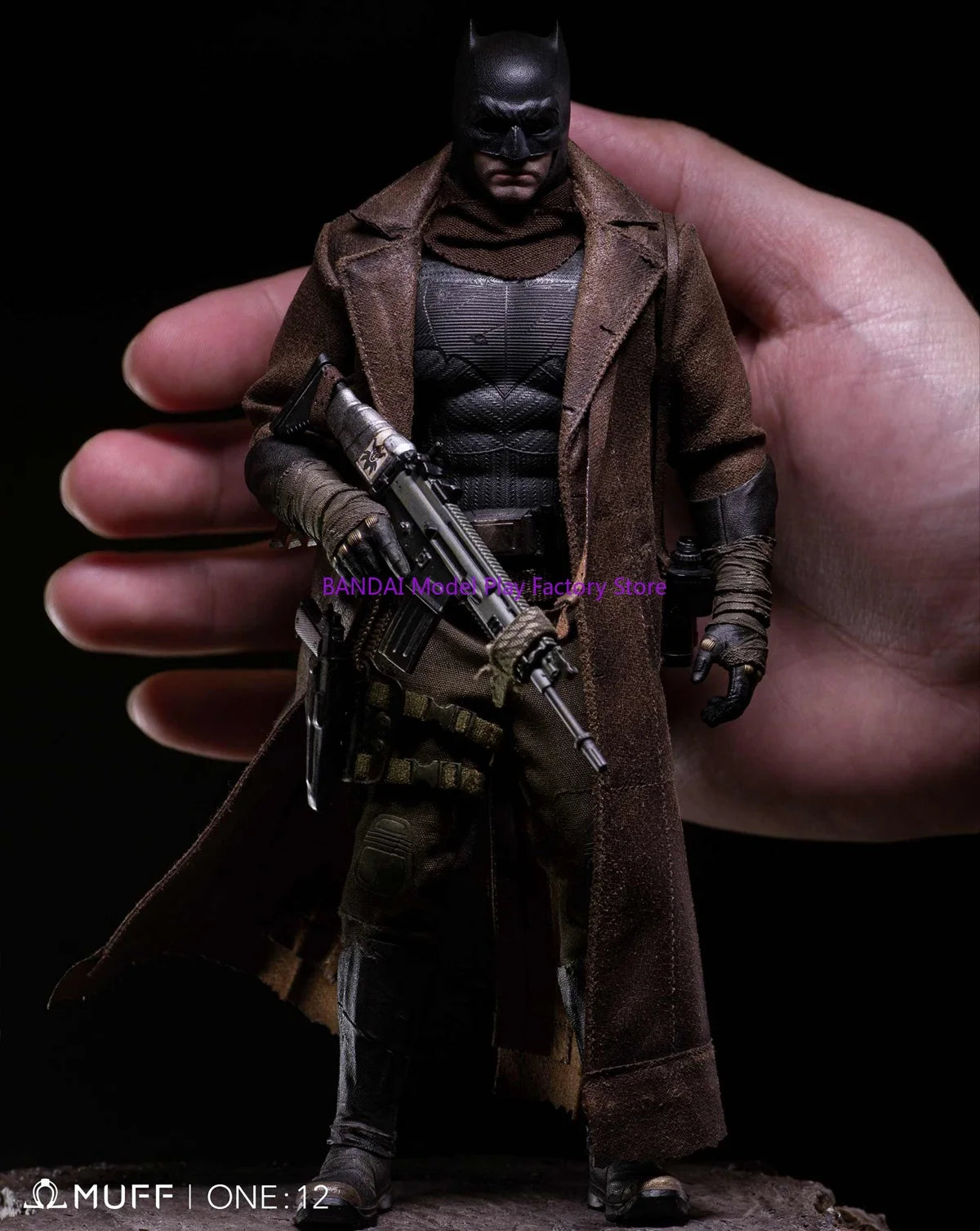 In Stock Muff Toys MF07 1/12 Male Super Hero Bat Boy Kryptonite Searcher Rich Master Bruce Full Set Fit 6in Action Figures Body