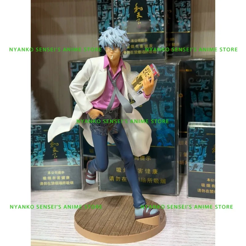 MegaHouse G.E.M. Series Gintama 3-nen Z-gumi Ginpachi-sensei Ginpachi Sakata Reiwa Ver. Figure Anime Model Desktop Collectibles