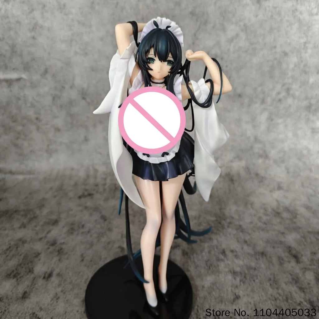 New Azur Lane Indomitable Maid Miss Figure 1/7 Bishoujo Anime Figure Model Statue Collection Desktop Decoration Ornament Toys