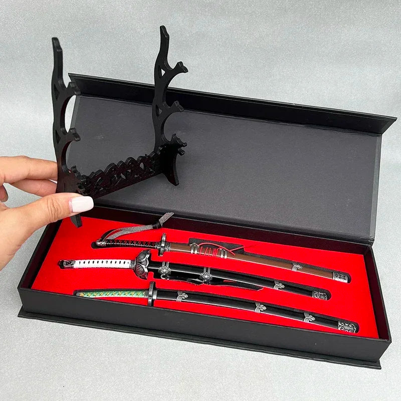 Sekiro: Shadows Die Twice Metall-Katana-Waffenmodell-Replika Mortal Blade Wolf 1:6 Actionfigur-Zubehör Sammlerstück Dekoration