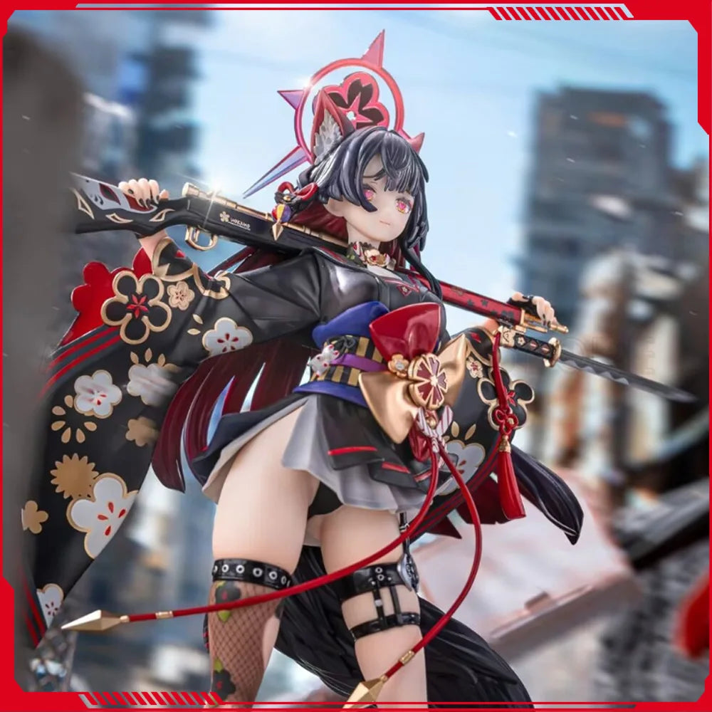 Kosaka Wakamo Anime Figur NEONMAX Blau Archiv Spiel Figur 25CM PVC Statue Sammlung Modell Raum Dekoration Custom Spielzeug Geschenke
