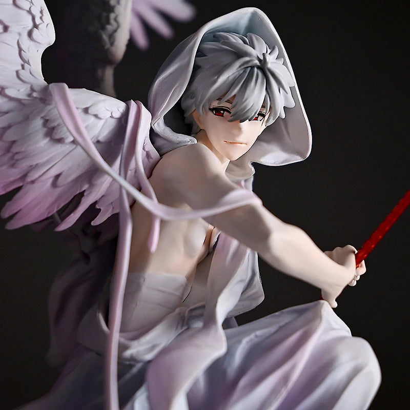 28cm Nagisa Kaworu With Wings Anime Figures Pvc Toy Game Collection Model Doll Desktop Decoration Gift