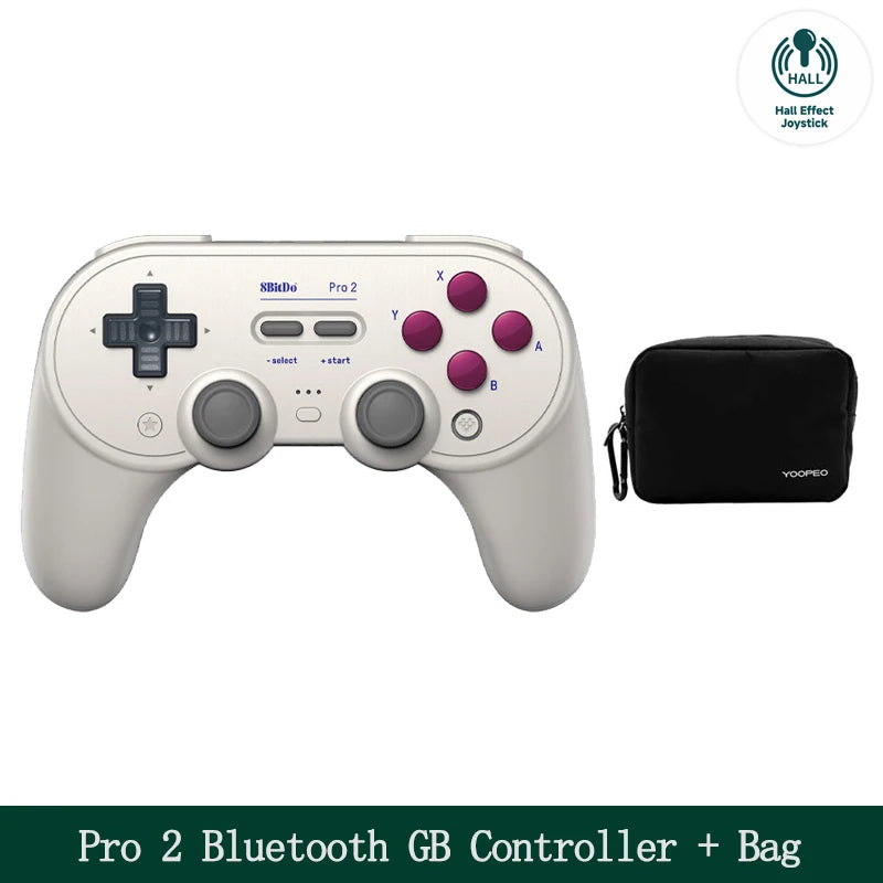 8Bitdo Pro 2 Bluetooth Gamepad Control with Hall for Switch PC macOS Android Steam Raspberry Pi Nintendo Switch Game Controller