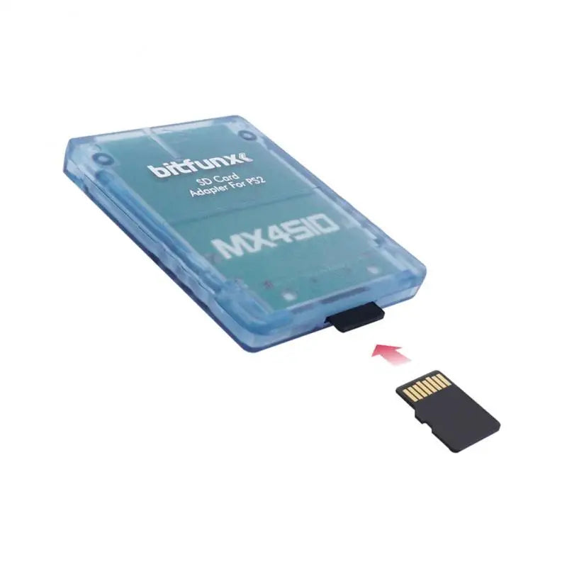 Multifunctional Memory Card Adapter for PS2 MX4SIO SIO2SD Portable Card Reader for PS2 Game Consoles + 32MB 64MB FMCB Card