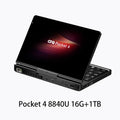 GPD Pocket4 AMD 8840U 16G 1TB 8.8inch 2560×1600 144hz Portable Laptop Tablet 2-In-1 Touch Screen High-Performance Gaming Mini Pc