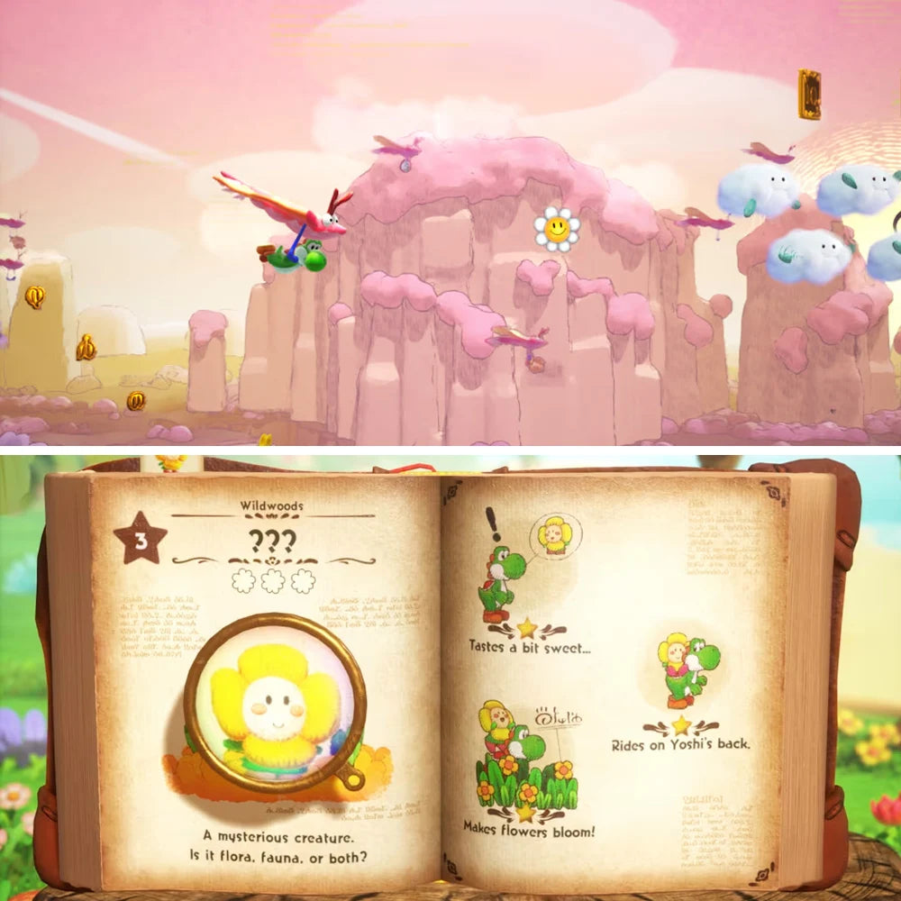 Nintendo Switch 2 Games Physical Game Card Yoshi and the Mysterious Book for NS2 Console Full Game Adventure Platformer Game