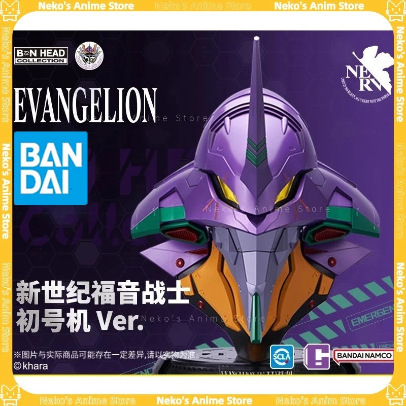 【In Stock】BANDAI BN HEAD EVANGELION-01 Collection Neon Genesis Evangelion Unit-01 Ver. Action Figure Anime Doll Collectibles