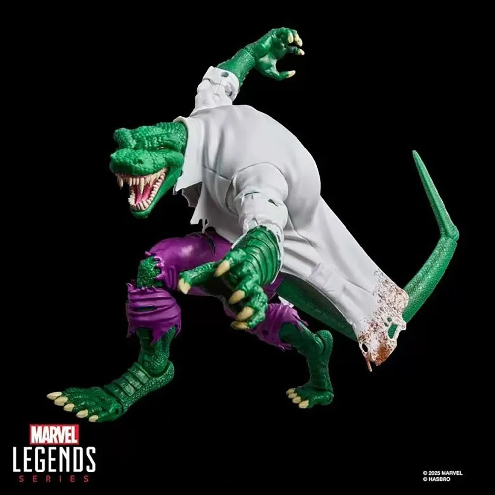 In-Stock Hasbro Marvel Legends Series Lizard (Spider-Man) 15cm Deluxe Anime Comic Action Figure Model Ornament Gift Toys