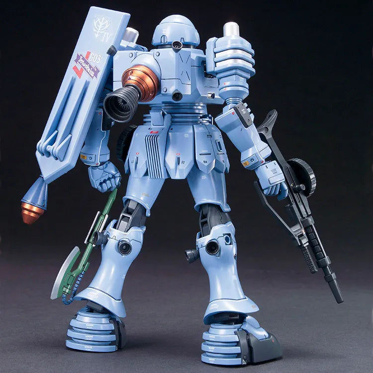 Original Bandai Gundam High Grade Kits 1/144 HGUC EMS-10 Zudah Anime Action Figure Assembly Model Collect Ornament Festival Gift