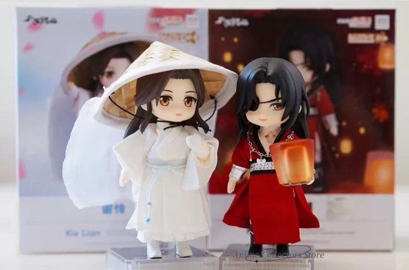Dalam Stok Senyum Baik GSC Boneka Nendoroid Heaven Pakaian Berkat Resmi Set Xie Lian 14cm PVC Figur Anime Model Aksi Mainan