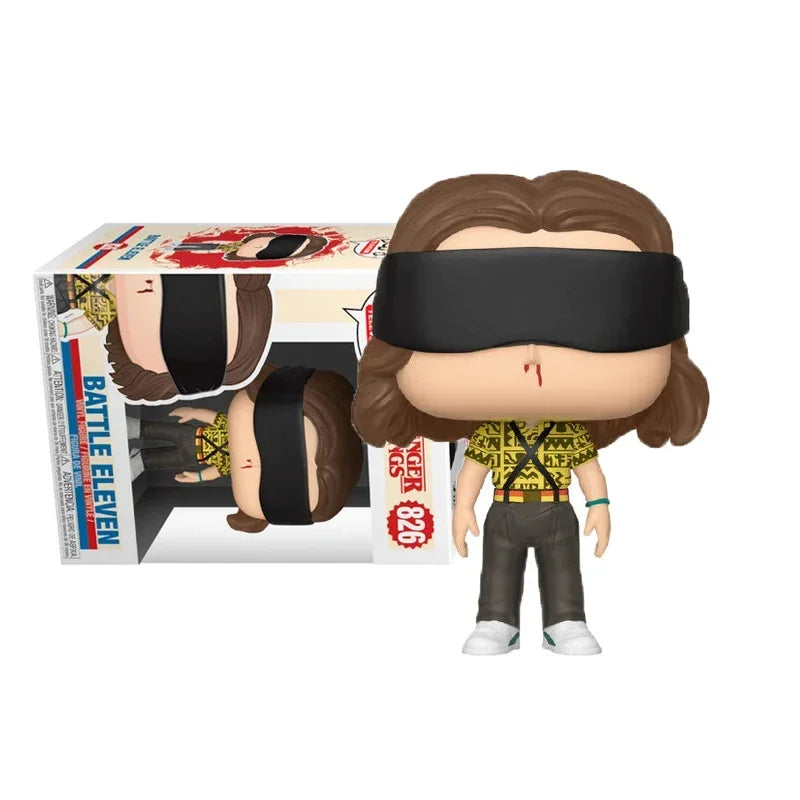 Funko Stranger ELEVEN WITH EGGOS #421 #843 BATTLE#826 HOSPITAL GOWN #511 Action Figure Toys Collection Dolls Gifts for Children