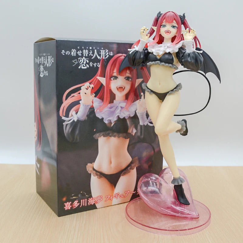 23cm My Dress-Up Darling Marin Kitagawa Swimsuit Anime Girl Figure Marin Kitagawa Bikini Action Figure Adult Sexy Model Doll Toy