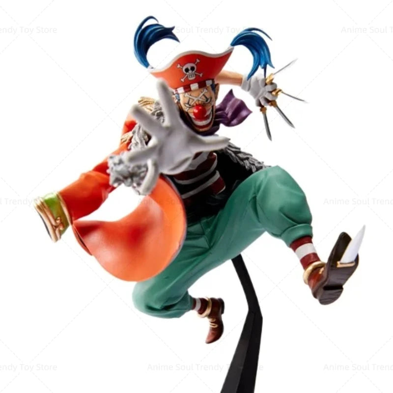 In Stock Bandai Original Banpresto ONE PIECE SC Buggy Anime Action Figure Model Figures Toys AS