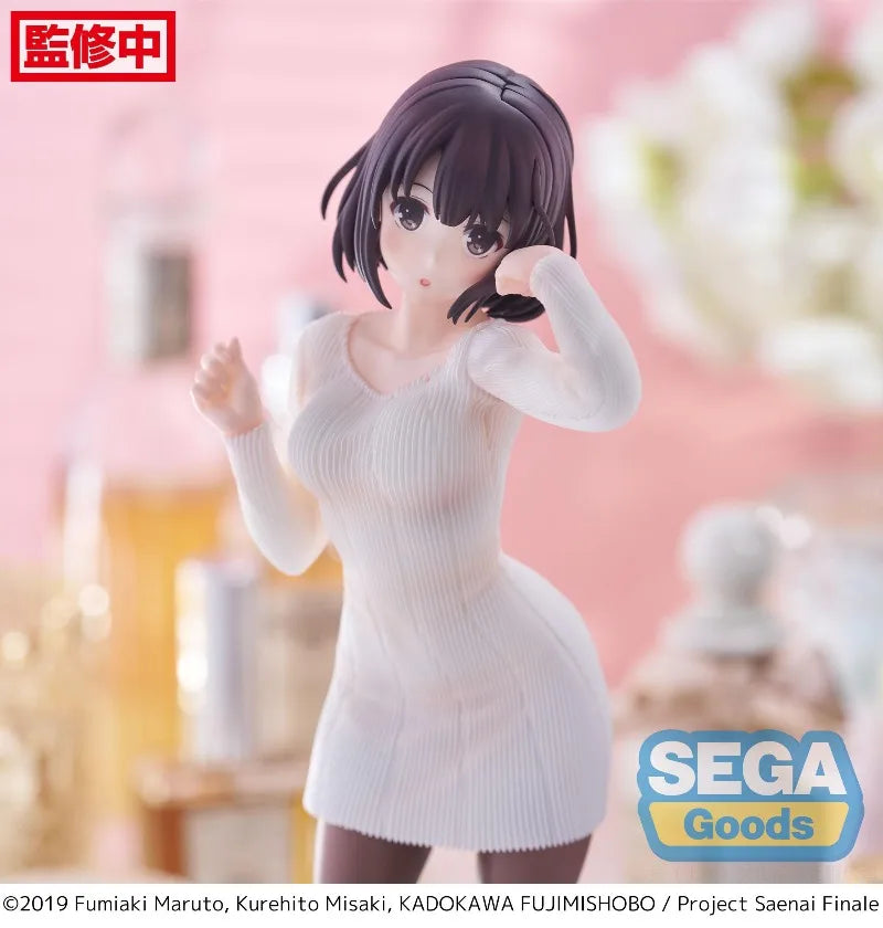 In Stock SEGA Genuine Luminasta Saekano: How To Raise A Boring Girlfriend Anime Character Kids Gift Collection Action Toys Model