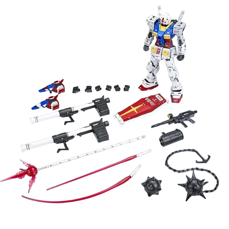 Hot Fat Cat Model Rg 1/100 Model Rx-78-2 Ver 2.0 Assembly Model Kit Rgu Movable Joints Collectible Robot Kits Models Gifts Toys