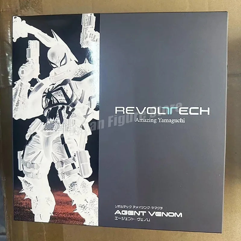 Amazing Yamaguchi Revoltech Agent Venom Action Figure Collection Superhero Eugene Thompson Venom Figurine Model Toys for Gifts