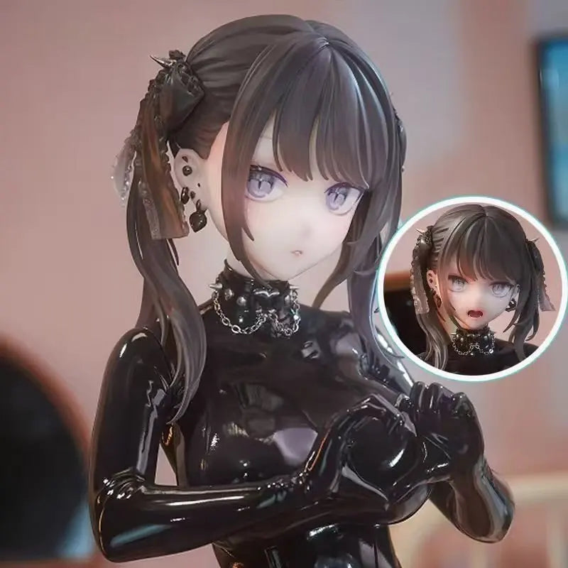 Anime Uniform Beautiful Girl Statue Model Kurokawa Mihane Character Decorations Girl Birthday Gift Collection