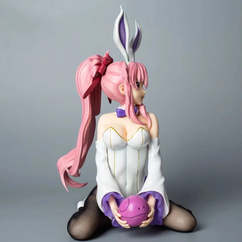 Anime Figure Lacus Clyne Bunny Girl 1 4 Scale Pvc Collectible Model Desktop Decor Animation Periphery For Adult Anime Collectors