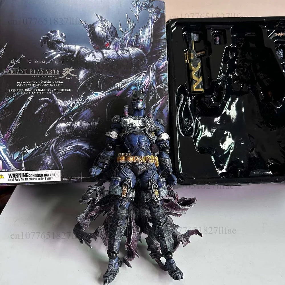 PLAY ARTS Kai Bruce Wayne Figure Rogues Gallery Fries Freeze Character Bad Guys Action Figure Model Toys Room Ornament Gift