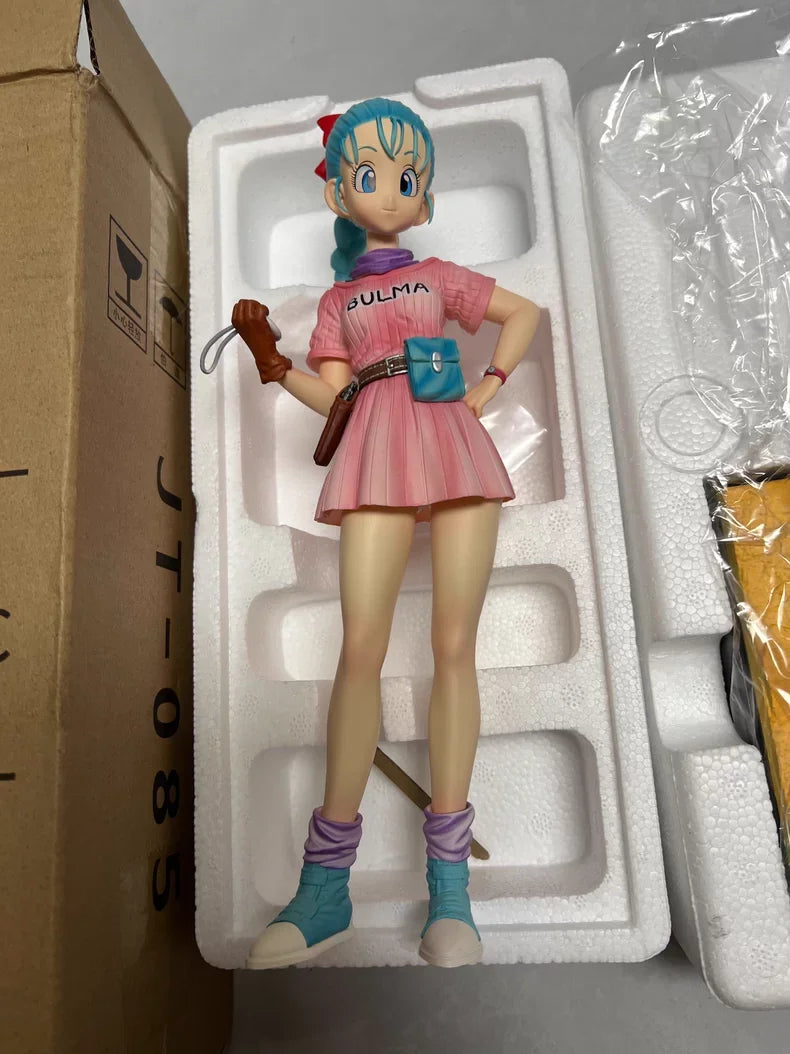 In Stock 30cm JT Studio Bulma Figure Dragon Ball Anime Figure Childhood Series PVC Statue Collection Model Ornament Gift Toy