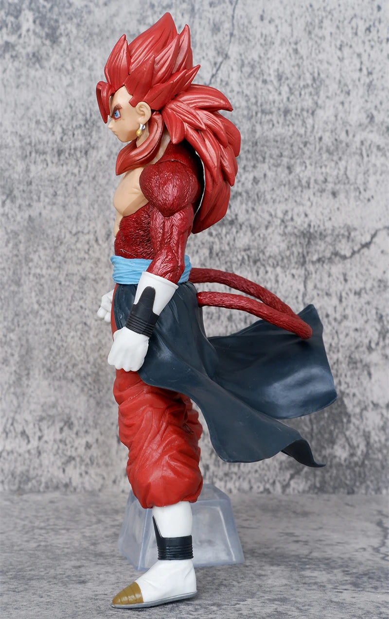 Anime Dragon Ball Z Super Saiyan 4 Son Goku Vegetto Battle Ver. GK PVC Action Figure Statue Collection Model Kids Toys Doll 27cm