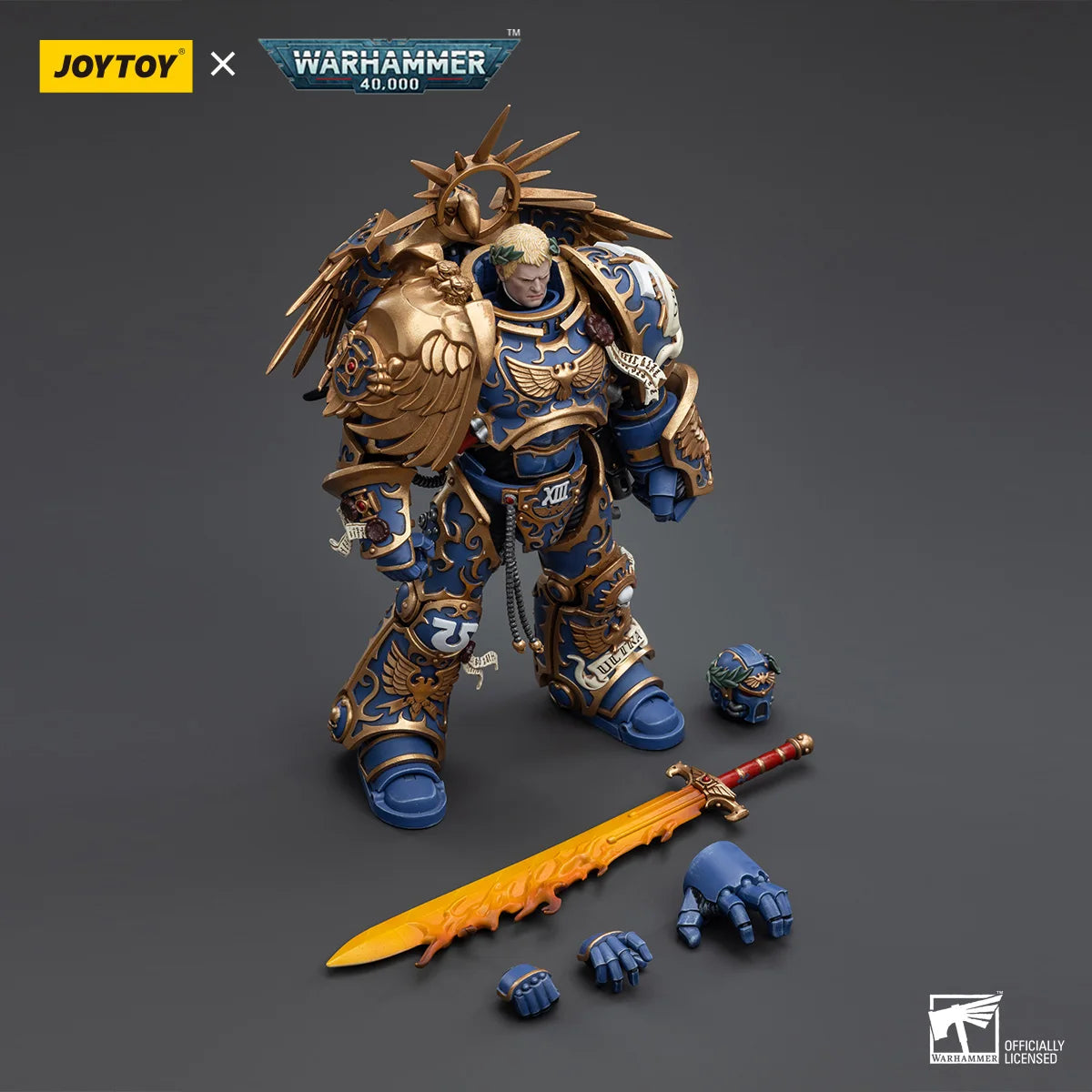 JOYTOY Warhammer 40K Ultramarines Primarch Roboute Guilliman Action Figures Collection Original Doll Decoration Gift Model