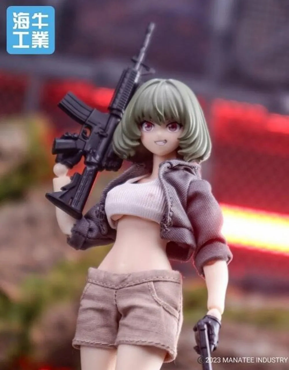 Original MANATEE INDUSTRY 1/12 ELLIE Action Figure 5th Anniversary Limited Edition Original Model Statue