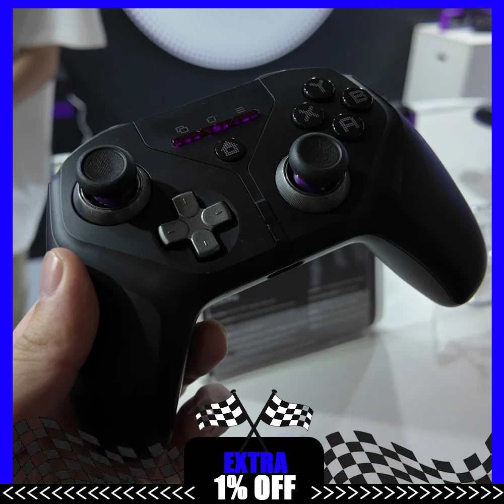 Leadjoy Skysword Gamepads Wireless Game Controller 12bit TMR Joystick Linear Trigger Gamepad with Vibrating Mmotor For NS1/2 PC