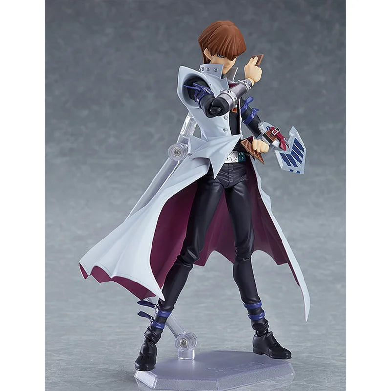 100% Original Figma 372 Yu Gi Oh Duel Monsters Seto Kaiba In Stock Anime Action Collection Figures Model Toys
