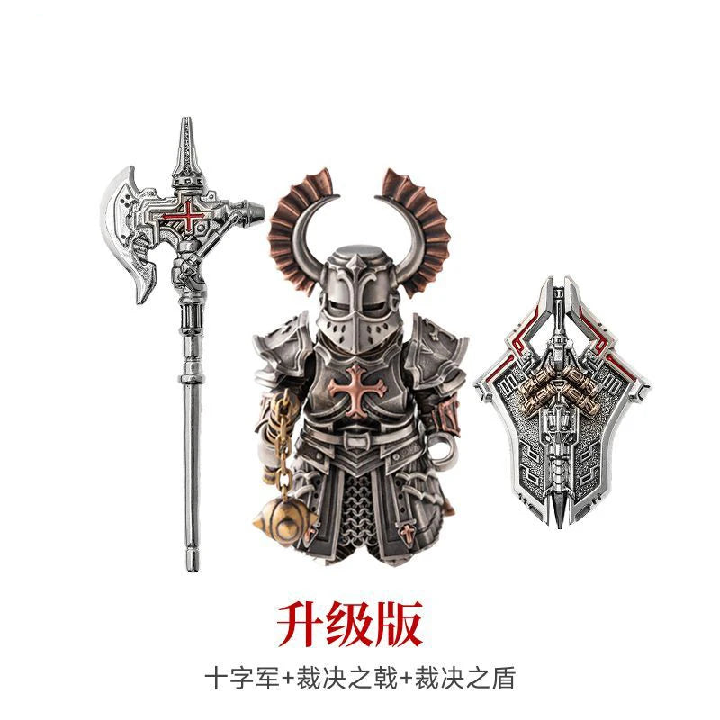 Magnetic Detachable Mech Arbiter Armor Seraph Knights Templar MOC Building Blocks Delicate Metal Figurine Ornament Bricks Toys