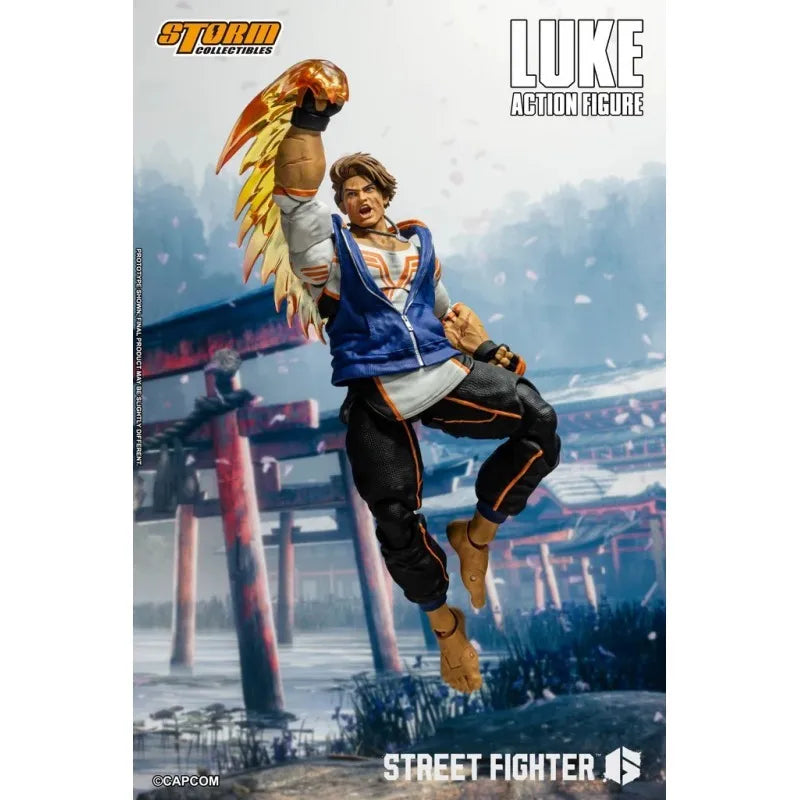 In Stock Storm Collectibles Origianl Street Fighter 4 LUKE Anime full Action Finished pvc Figure Model Toy Gifts for kids