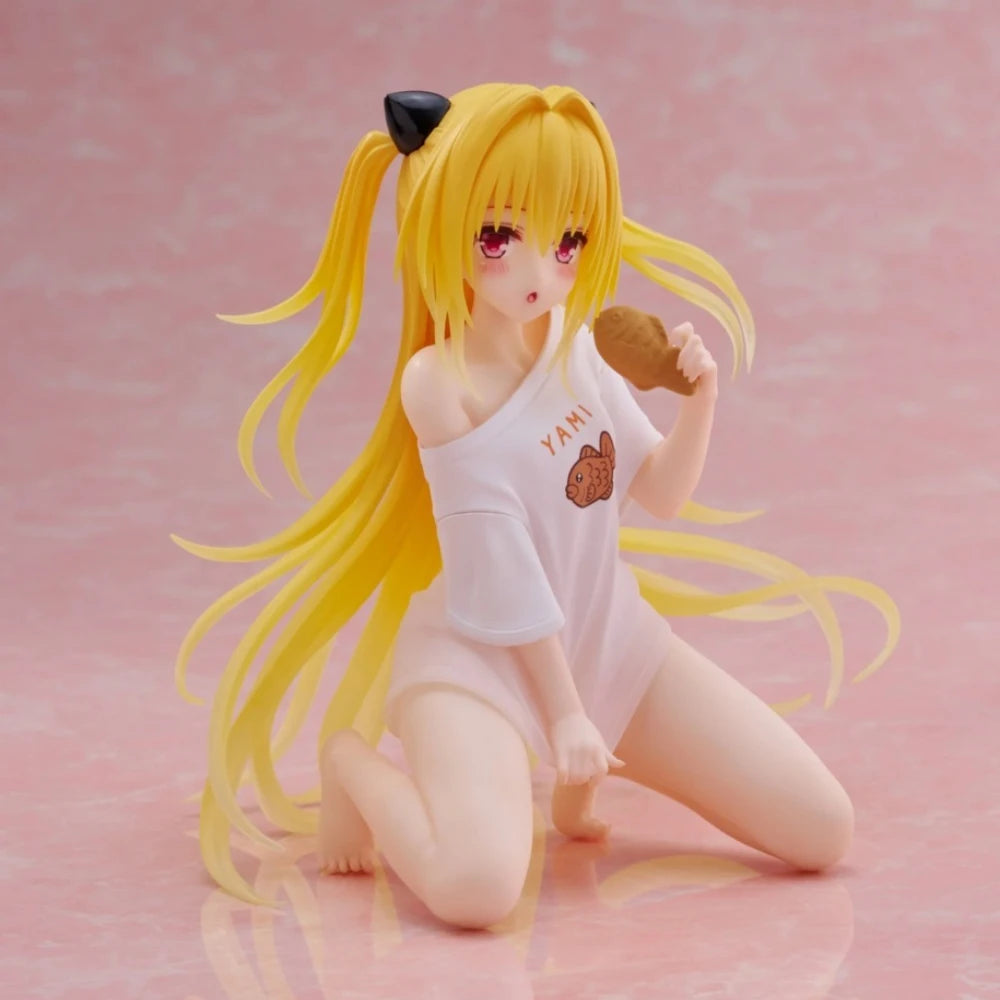 In Stock Taito Original Genuine To Love-Ru Darkness Golden Darkness Konjiki No Yami Room Wear Ver 13cm Model Desktop Cute Figure