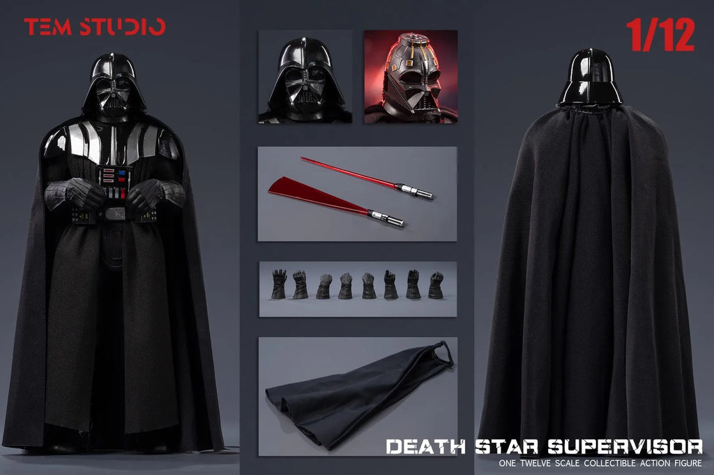 Tem Studio Star Wars Darth Vader Death Star Supervisor 1/12 Scale Action Figure Original Pvc Posable Collectible Detailed Toys