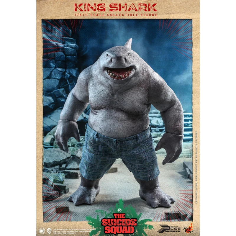 In Stock Hottoys PPS006 King Shark 1/6 Animation Action Figure Toy Gift Model Collection Hobby